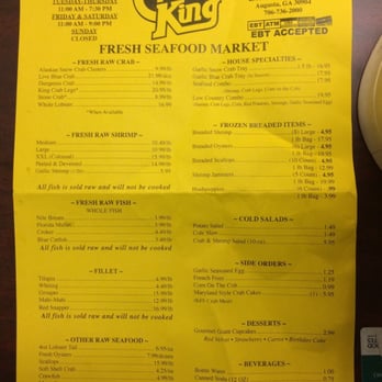 CRAB KING - CLOSED - Updated May 2026 - 22 Photos & 12 Reviews - 2301  Milledgeville Rd, Augusta, Georgia - Seafood - Restaurant Reviews - Phone  Number
