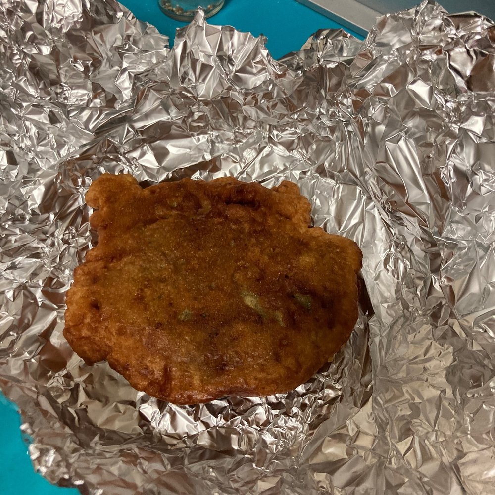 Lynx Kitchen - This is the 2nd cod fishcake, not as burnt - Caribbean Near Me - New York, New York