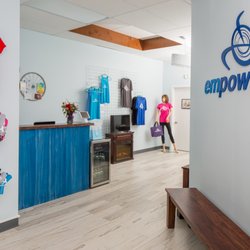 Empowered - Indoor Cycling & Strength Studio - Front waiting area.