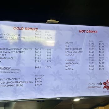 LilyPopp Cafe - Drinks Menu - Coffee & Tea Near Me - Anaheim, California LilyPopp Cafe - Drinks Menu - Coffee & Tea Near Me - Anaheim, California