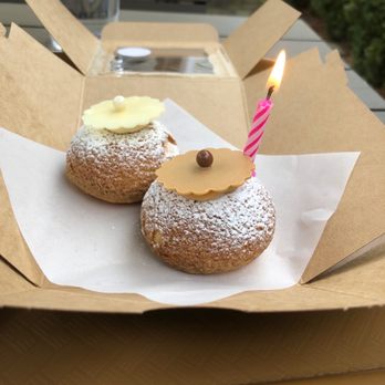 Hen & Heifer - Vanilla and salted caramel cream puff - Bakeries Near Me - Guilford, Connecticut