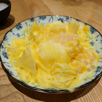 Petit Potato - Mango snowflake... sheets of mango ice $10.49 - Taiwanese Near Me - Toronto, Ontario Petit Potato - Mango snowflake... sheets of mango ice $10.49 - Taiwanese Near Me - Toronto, Ontario