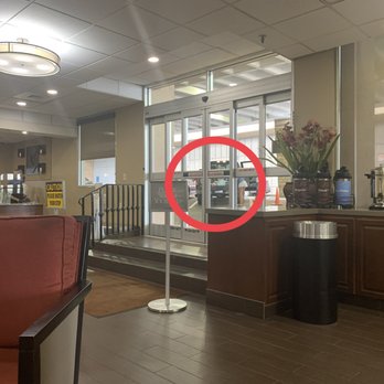 Comfort Inn - View of where my truck was parked from inside-That's the entrance door and front desk - Hotels Near Me - Memphis, Tennessee Comfort Inn - View of where my truck was parked from inside-That's the entrance door and front desk - Hotels Near Me - Memphis, Tennessee