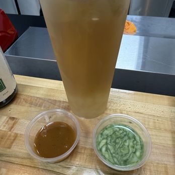 Tiny Batch Boba Co. - chrysanthemum and wintermelon tea with aloe - Bubble Tea Near Me - Tampa, Florida