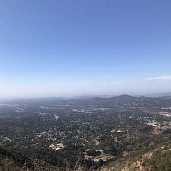 Sunset Ridge Trail - View of LA looking south from the trail. - Hiking Near Me - Altadena, California