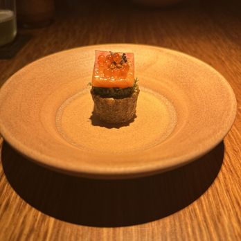 Ikoyi - Salmon dish - African Near Me - London, XGL
