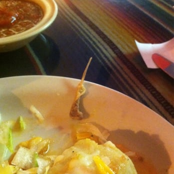El Huarache Azteca - Here is one of the bones found in the taco salad - Mexican Near Me - Dunedin, Florida El Huarache Azteca - Here is one of the bones found in the taco salad - Mexican Near Me - Dunedin, Florida