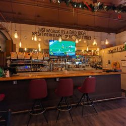 Charlie's Restaurant - Bar seating.