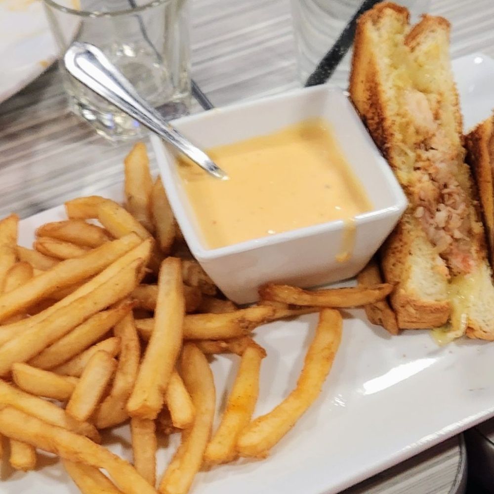 The Local Tavern Bar and Grill - Lobster grilled cheese sandwich with lobster tomato bisque - Bars Near Me - Canton, Michigan The Local Tavern Bar and Grill - Lobster grilled cheese sandwich with lobster tomato bisque - Bars Near Me - Canton, Michigan