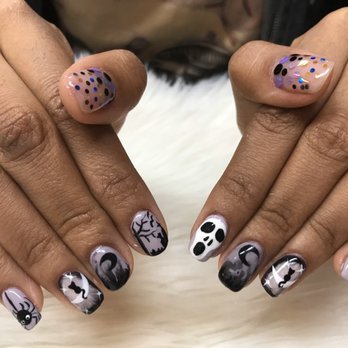 Princess Nails & Spa - Halloween Nail Design - Nail Salons Near Me - Pasadena, California