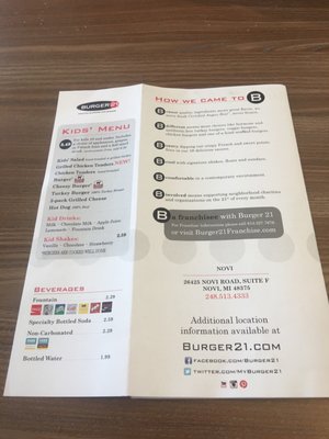 Menu photo 6 Burger 21 - Novi Novi, MI Menu photo 6 Burger 21 - Novi Novi, MI