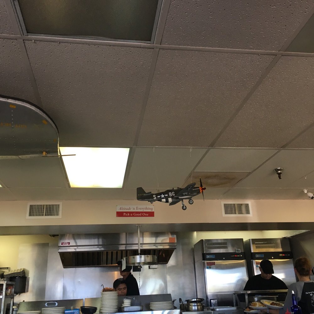 Hangar Cafe - Diner-style kitchen. Cool model planes and decor everywhere. - Cafes Near Me - Chandler, Arizona Hangar Cafe - Diner-style kitchen. Cool model planes and decor everywhere. - Cafes Near Me - Chandler, Arizona