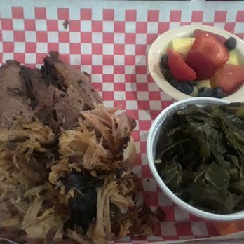 Woodstack BBQ Tavern - Two-meat platter - Barbeque Near Me - Valdosta, Georgia Woodstack BBQ Tavern - Two-meat platter - Barbeque Near Me - Valdosta, Georgia