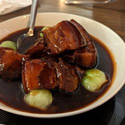 Fantasy Cuisine - Braised pork belly and bok choy