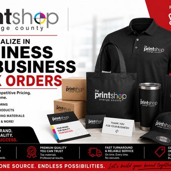 Print Shop - We specialize in B2B bulk orders! - Printing Services Near Me - Orange, California Print Shop - We specialize in B2B bulk orders! - Printing Services Near Me - Orange, California