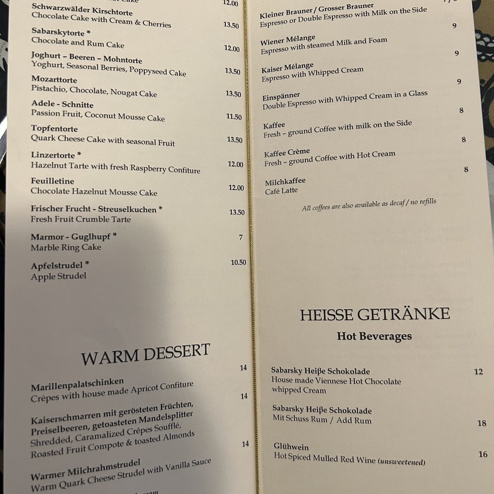 Café Fledermaus - Menu - Coffee & Tea Near Me - New York, New York Café Fledermaus - Menu - Coffee & Tea Near Me - New York, New York