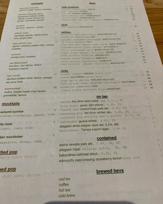 Menu photo 8 Estuary New Port Richey, FL Menu photo 8 Estuary New Port Richey, FL