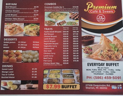 Menu photo 2 Premium Cafe & Sweets Warren, MI Menu photo 2 Premium Cafe & Sweets Warren, MI