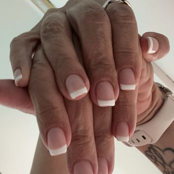 Kay Nails Bar - Acrylic fill with French manicure. - Nail Salons Near Me - St. Petersburg, Florida Kay Nails Bar - Acrylic fill with French manicure. - Nail Salons Near Me - St. Petersburg, Florida