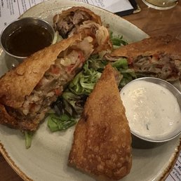 Prime rib egg rolls Prime rib egg rolls