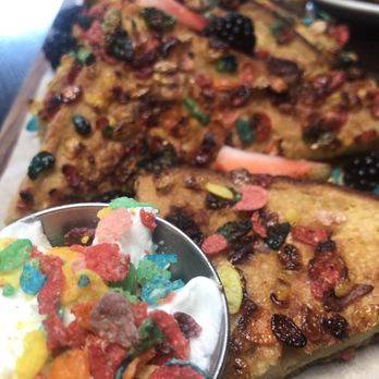 Dinerbar - Fruity Pebbles French Toast - Diners Near Me - Rego Park, New York Dinerbar - Fruity Pebbles French Toast - Diners Near Me - Rego Park, New York