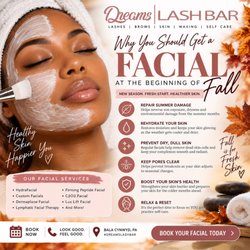 Dreams Lash Bar - Book your facial today!
