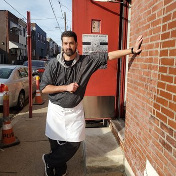 Criniti's Prime Meats - a man leaning against a door - Meat Shops Near Me - Philadelphia, Pennsylvania Criniti's Prime Meats - a man leaning against a door - Meat Shops Near Me - Philadelphia, Pennsylvania