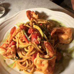 Shrimp pasta