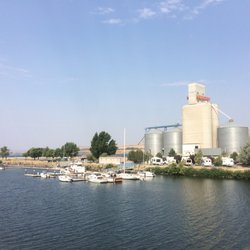 Port of Arlington - RV Park - Nice view of the marina with grain elevator in the background