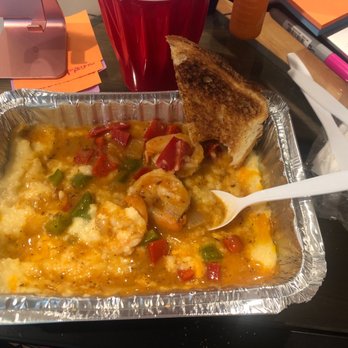 Estimes Cafe - Shrimp and Grits.  Can't wait to go back for dinner! - Breakfast & Brunch Near Me - Colonia, New Jersey