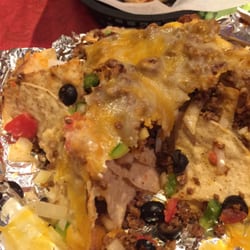 T&B's Celebration Center - Baby nachos (partially consumed)