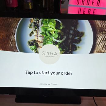 Sora Craft Kitchen - Kiosk where you order food - Mediterranean Near Me - Los Angeles, California Sora Craft Kitchen - Kiosk where you order food - Mediterranean Near Me - Los Angeles, California
