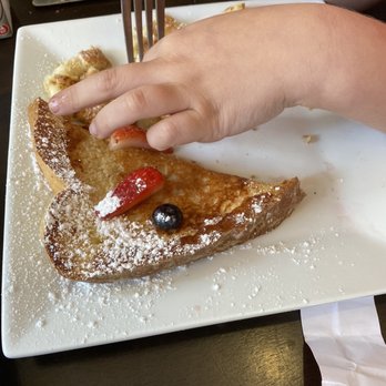 Grounds Bistro - What's left of the kids French toast - New American Near Me - Stafford, Virginia