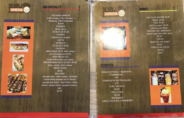 Menu photo 2 Pachanga Arepa Clearwater, FL Menu photo 2 Pachanga Arepa Clearwater, FL