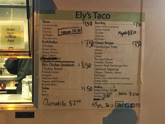 Menu photo 8 Ely’s Taco Costa Mesa, CA Menu photo 8 Ely’s Taco Costa Mesa, CA