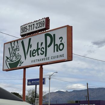 Viet's Pho - a sign for vietnamese cuisine - Vietnamese Near Me - Albuquerque, New Mexico