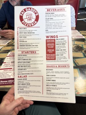 Menu photo 2 Fat Daddy’s Pizzeria Provo, UT