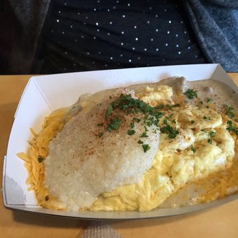 Biscuit Bitch - Gritty Scrambled Cheddar Bitch - Breakfast & Brunch Near Me - Seattle, Washington