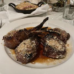 Double Cut Lamb Rib Chops (4) with Mint Gremolata