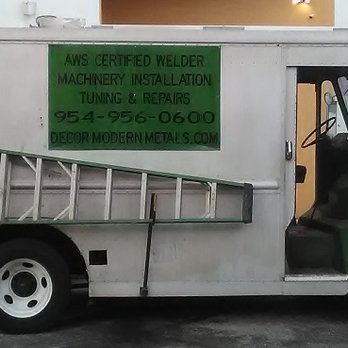Decor Modern Metals - Working Man !! - Metal Fabricators Near Me - Pompano Beach, Florida
