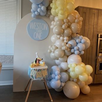 Dreamt Up Event Creations - Birthday creation a ballon garland, backdrop and signage. - Party & Event Planning Near Me Dreamt Up Event Creations - Birthday creation a ballon garland, backdrop and signage. - Party & Event Planning Near Me
