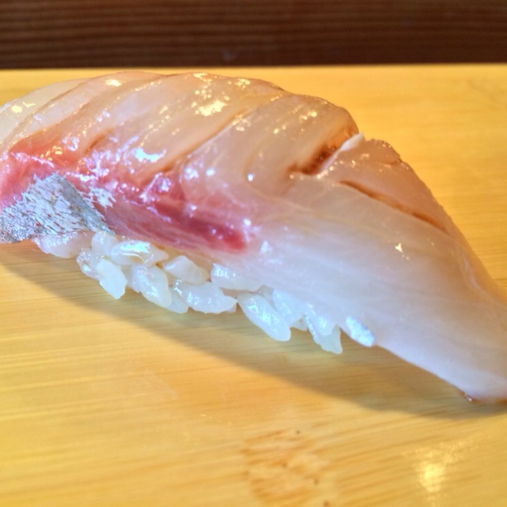Hamano Sushi - Kanpachi: Amberjack | $7.95 (2 pieces) - Sushi Bars Near Me - San Francisco, California Hamano Sushi - Kanpachi: Amberjack | $7.95 (2 pieces) - Sushi Bars Near Me - San Francisco, California