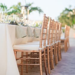 Niche Event Rentals - gold chiavaris at Marco Beach Ocean Resort