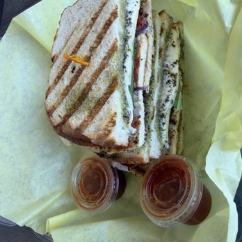 Avalon Cafe & Boba - Chicken Pesto Sandwich - Bubble Tea Near Me - Carson, California