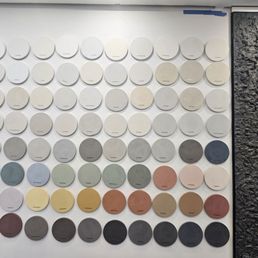 Large color sample wall