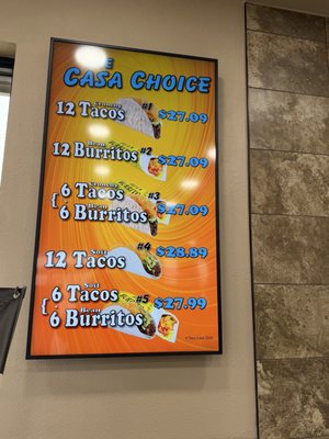 Menu photo 2 Taco Casa Oklahoma City, OK