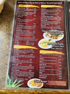 Menu photo 7 El Jimador Mexican Restaurant Garnett, KS