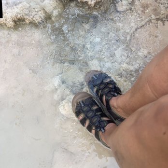 Havasu Falls - Soaking my swollen feet in the cold water. - Hiking Near Me