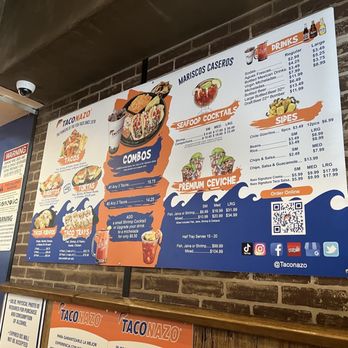 Taco Nazo - Menu - Mexican Near Me - Bellflower, California