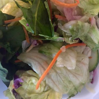 Captain Benny's Seafood - Side garden salad... - Seafood Near Me - Austin, Texas